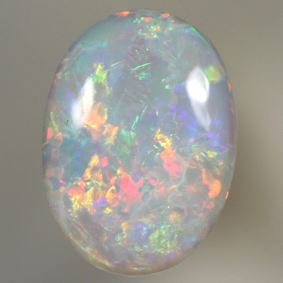 SOLID SEMI BLACK OPAL Bright broad rolling flash